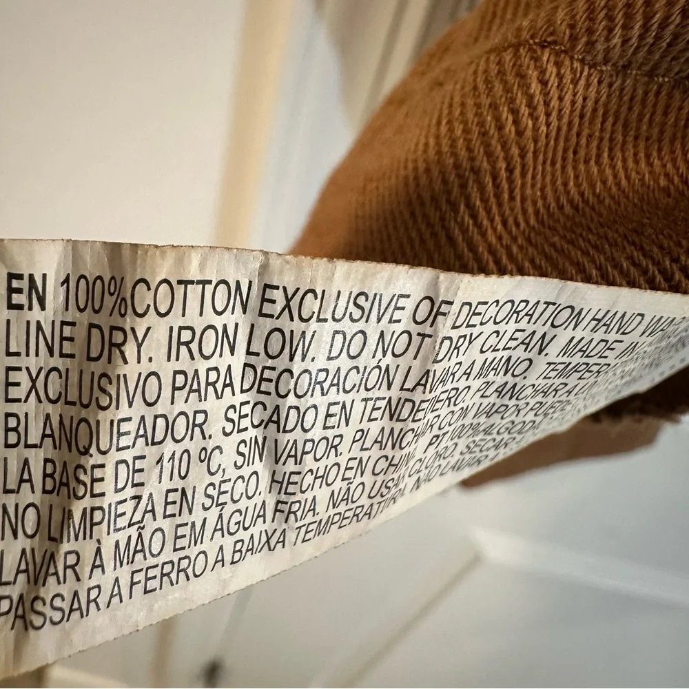 Forever 21 Plus Cropped Jacket in Tan Canvas - Picture 12 of 12